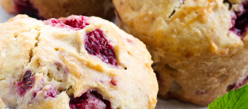 BC Raspberry Mayonnaise Muffins