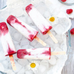 Coconut Raspberry Popsicles