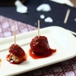 Raspberry Chipotle Turkey Meatballs