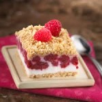 Layered Fresh BC Raspberry Icebox Pie
