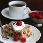 Slow Cooker Raspberry Coconut Cake