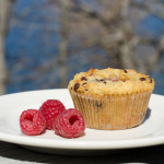 Raspberry Chocolate Chip Paleo Muffins