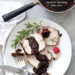 Pork Loin Roast with Balsamic & Raspberry Chili Glaze